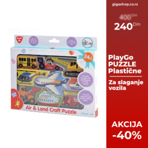 PlayGo puzzle plastične za slaganje – vozila uzrast 2+