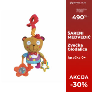 Na kačenje grickalica beba meda uzrast 0+