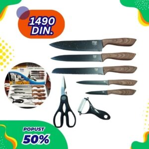 Set keramičkih noževa 7u1