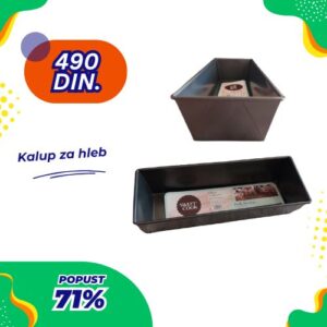 Karbonski kalup za hleb i razne poslastice