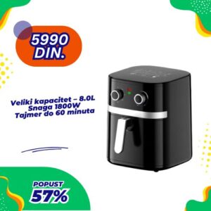 Zotrix Air Fryer XXL 8L