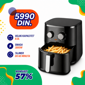 Zotrix Air Fryer XXL 8L