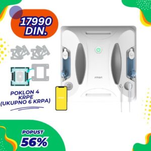 FMART W6 – Pametni robot za čišćenje prozora  i APP upravljanjem