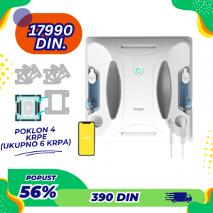 FMART W6 – Pametni robot za čišćenje prozora  i APP upravljanjem