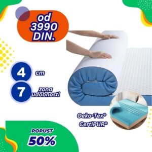 Dreamory MultiZone 7 naddušek 4 cm