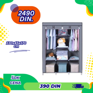 Sklopivi prenosivi orman 130x45x170 cm