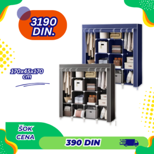 Sklopivi prenosivi orman 170x45x170 cm