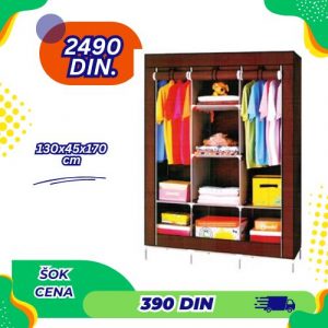 Sklopivi prenosivi orman 130x45x170 cm