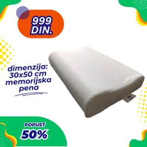 Dreamory Comfort anatomski jastuk 30×50