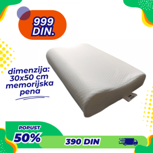 Dreamory Comfort anatomski jastuk 30×50