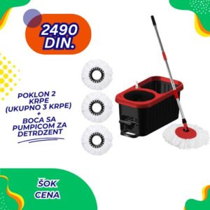 Samorotirajući Brisko 360 sa Pedalom