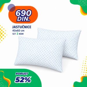 Dreamory Comfort jastučnice 40×60 cm – Set 2 kom