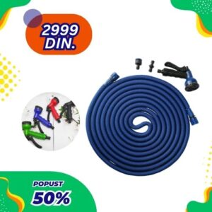 Baštensko rastegljivo crevo 75 FT (22,9 m) – plavo