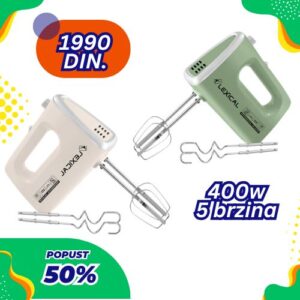 Lexical LMX-1730 – Ručni mikser 400W, 5 brzina