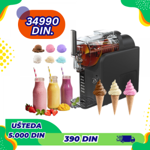 Kućni 6u1 aparat za sladoled, slush i frozen koktele – 2.0L kompresorski Ice Cream & Drink Maker