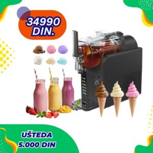 Kućni 6u1 aparat za sladoled, slush i frozen koktele – 2.0L kompresorski Ice Cream & Drink Maker