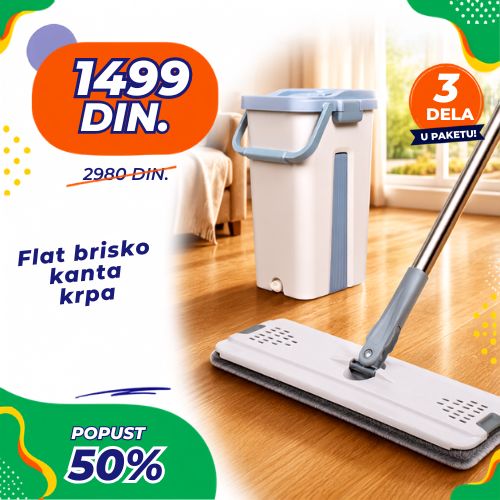 Flat Mop (brisko) sa kantom
